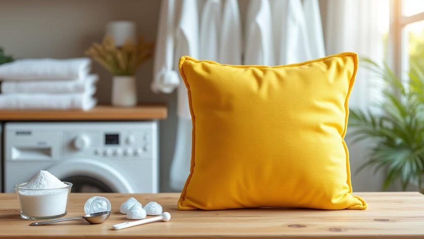découvrez comment redonner de l'éclat à votre oreiller jauni grâce au percarbonate de soude. astuce naturelle et efficace pour blanchir vos oreillers facilement à la maison !